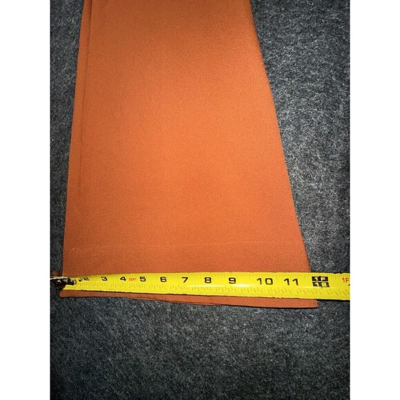 Gianni Bini Orange Flare High-Waisted Bell-Bottom Pants L - Picture 5 of 8
